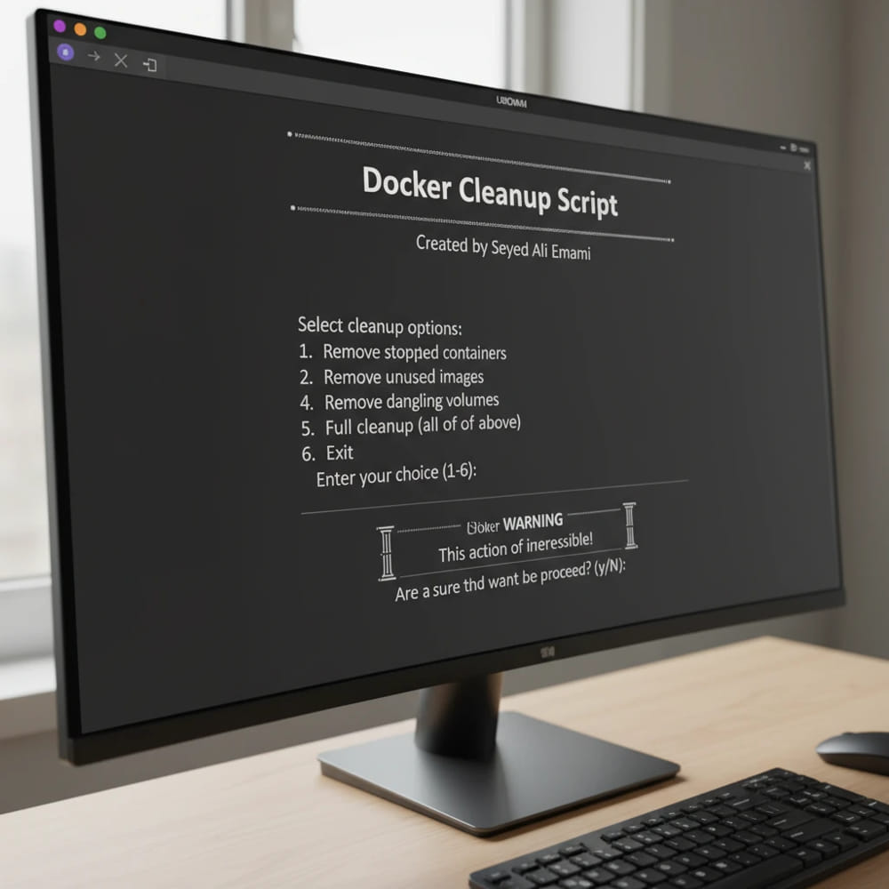 Docker Cleanup Tool project screenshot